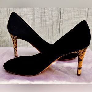 Tory Burch Suede Heels with animal design